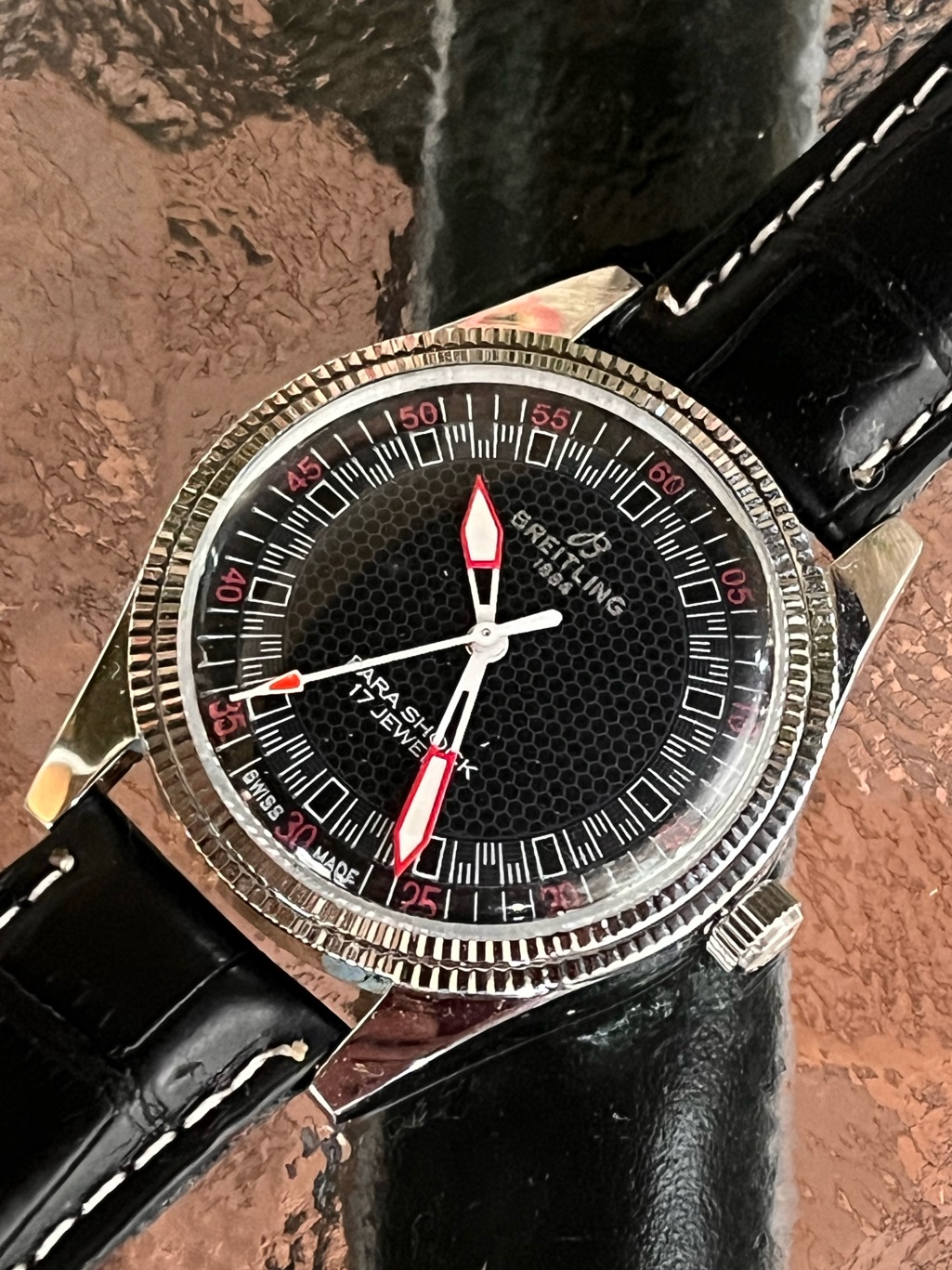 Mens Breitling Manual Wind Wristwatch